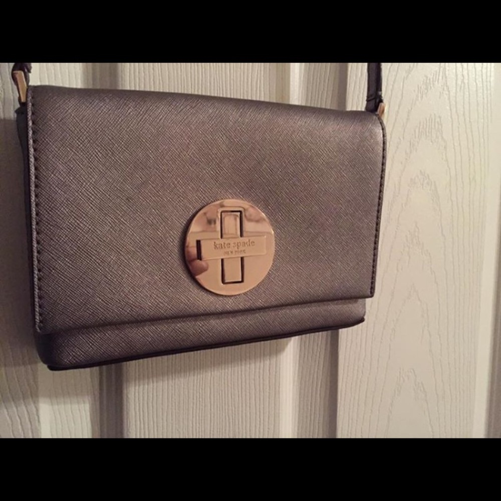 Silver Kate Spade Purse